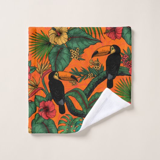 Jardin toucan (Gant de toilette)