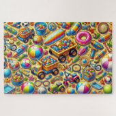 "Jardin Toy Blast" - Jigsaw Puzzle (Horizontal)