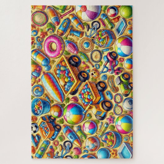 "Jardin Toy Blast" - Jigsaw Puzzle (Vertical)