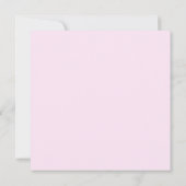 Jardin tropical / Animaux Baby shower Invitation (Dos)