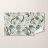 Jardin tropical Motif orchidée et palmier (Serviette à main)