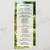 Jardin tropical par le programme de mariage du lac (Dos)