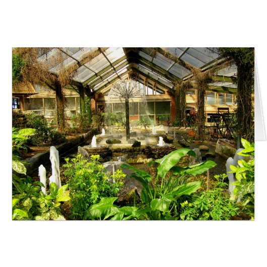 Jardin tropical sous carte de verre (Devant horizontal)