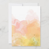 Jardin tropical Sunrise Faire-part de mariage (Dos)