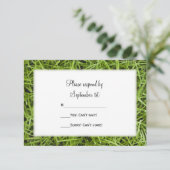 Jardin vert Grass mariage RSVP (Debout devant)