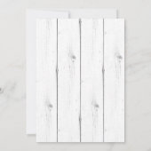 Jardin vert | Invitation Baby shower aquarelle (Dos)