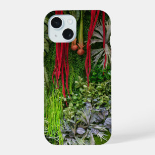 Jardin Vertical Tropical Motif de Mousse et de Feu