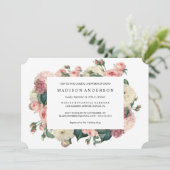 Jardin vintage | Faire-part de mariage (Debout devant)