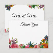 Jardin vintage (personnalisable) Merci (Devant / Derrière)