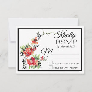 Jardin Vintage romantique   Mariage RSVP