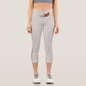 Jardin Zen Monarch Papillon Capri Leggings (Recto)