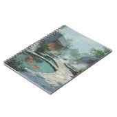 Jardin Zen Spa Koi Pond Pathway Carnet d'art (Côté gauche)