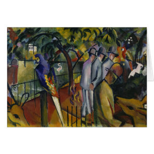 Jardin zoologique I d'August Macke