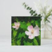 Jardinage Carte de visite Roses sauvages (Debout devant)