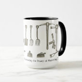 Jardinage grande tasse avec nom (Devant droit)