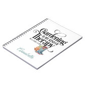 Jardinage thérapie Carnet photo spirale (Côté gauche)