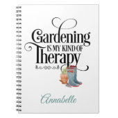 Jardinage thérapie Carnet photo spirale (Devant)