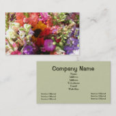 Jardinerie et aménagement du carte de visite de (Devant / Derrière)