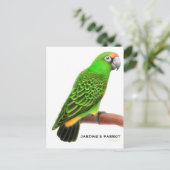 Jardines Parrot Briefkaart (Staand voorkant)