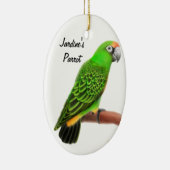 Jardines Parrot  Holiday Ornament (Rechts)