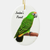 Jardines Parrot  Holiday Ornament (Achterkant)