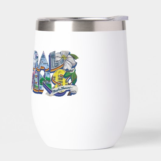 Jardins centraux Vin mural Tumbler (Gauche)