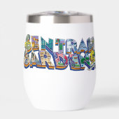 Jardins centraux Vin mural Tumbler (Avant)