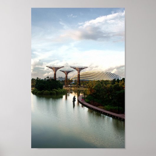 Jardins de la Baie, Singapour - Poster (Devant)
