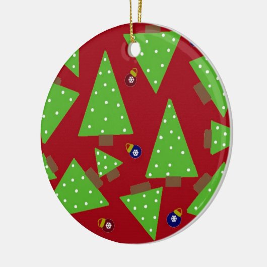 Jardins de Noël et décorations vertes (Gauche)