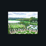 Jardins du château de Versailles vue toile imprimé<br><div class="desc">Une belle vue sur les Jardins du Château de Versailles près de Paris en France imprimée sur une toile.</div>