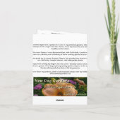 Jardins du Nouvel An Carte pour notes- Clematis & (Dos)