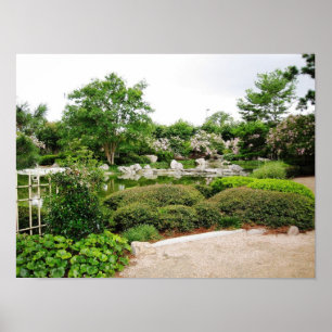 Jardins japonais de Houston - Poster