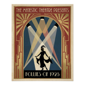 Jaren 1920 Follies Theaterposter Perfect Poster