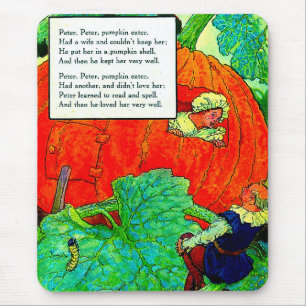 Jaren 1920 Mother Goose - Peter Pumpkin Eater Muismat