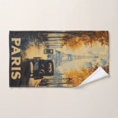 jaren 1930 Parijs Travel Poster Eiffeltoren Bad Handdoek (Handdoek)