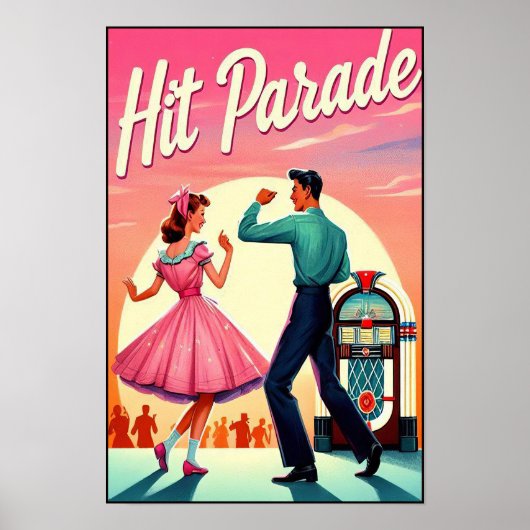 jaren 1950 Dance Party Poster (Voorkant)