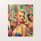  jaren 1950 Feestillustratie Legpuzzel (Verticaal)