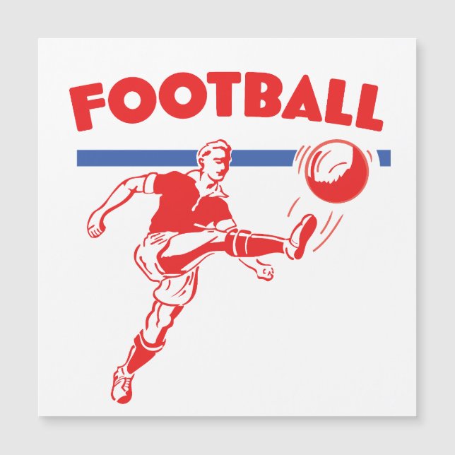  jaren 1950 Football speler (Voorkant)