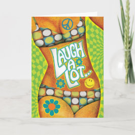  jaren 1960 Bikini Go-Go Retro Verjaardag Kaart