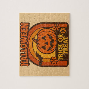 jaren 1970 Trick or treat Halloween Legpuzzel