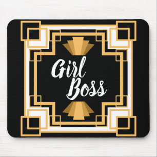 jaren '20 Art Deco Girl Boss Muismat