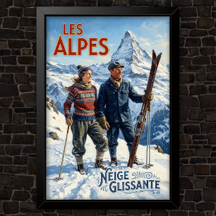 Jaren 20 Mode Reclame uit het verleden Poster