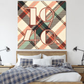 jaren '40 canvas afdruk (Insitu (Slaapkamer))