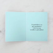  jaren '50 Meisje Strijken Gefeliciteerd Afstudere Kaart (Binnen)