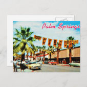  jaren 50 Palm Springs Briefkaart (Voorkant / Achterkant)