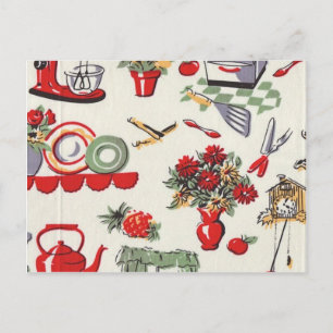 jaren '50 Retro Design Briefkaart