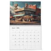  jaren '50 Vibes Kalender (Mar 2026)