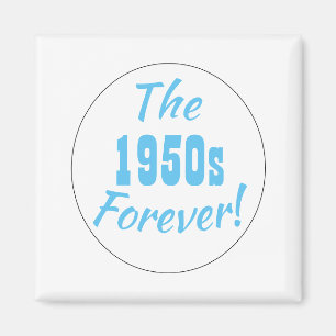 Jaren 50 Voor Altijd Decennium Retro Magneet