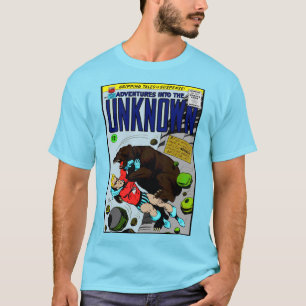 Jaren 60 'Avontuur in het onbekende' strip T-shirt