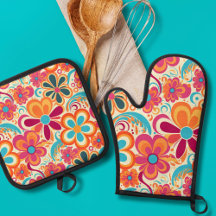 Jaren 60 Jaren 70 Groovy Kleurig Flower Power